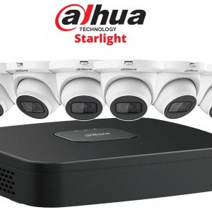 Dahua Starlight 8ch NVR with 2Tb HDD, 6x4MP